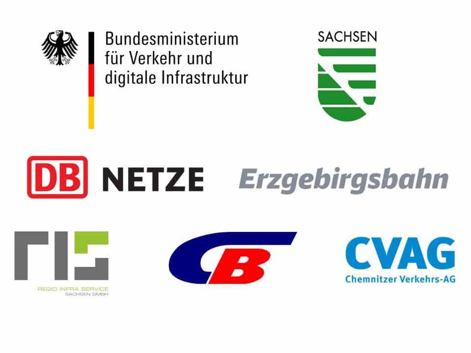 Logos der Partnerfirmen des Chemnitzer Modells