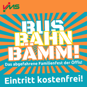 Das Parkeisenbahnfest "Bus Bahn Bämm!" am 27. und 28.04.2024 im Chemnitzer Küchwald