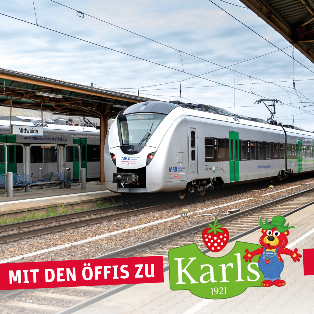 Mit dem ÖPNV zu Karls Erlebnis-Dorf Döbeln