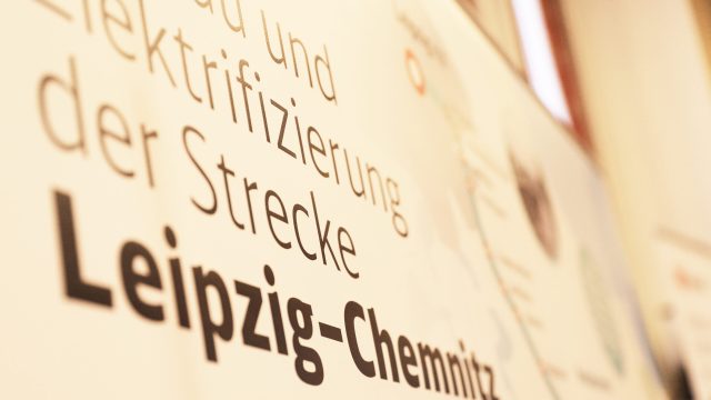 Bahngespräch - elektrifizierung der Strecke Chemnitz-Leipzig