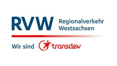 Logo Regionalverkehr Westsachsen/transdev